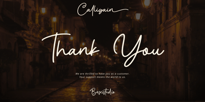 Calligain Font Poster 11