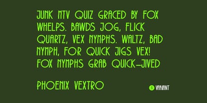 Phoenix Display Font Poster 4