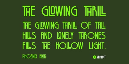 Phoenix Display Font Poster 5