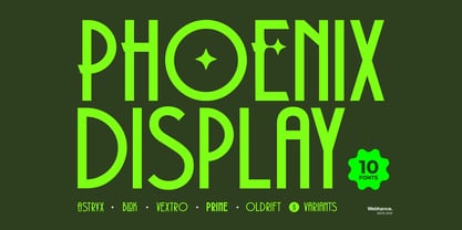 Phoenix Display Font Poster 1