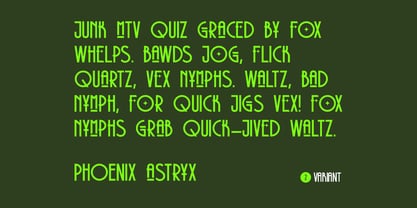 Phoenix Display Font Poster 6