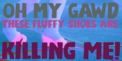 Puddinghead Font Poster 2