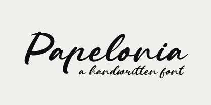 Papelonia Font Poster 1