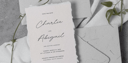 Bulgary Rose Font Poster 3