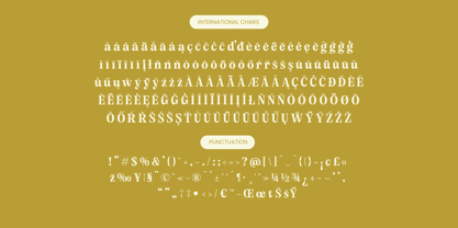 Angel & Bunda Font Poster 15