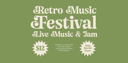 Angel & Bunda Font Poster 10