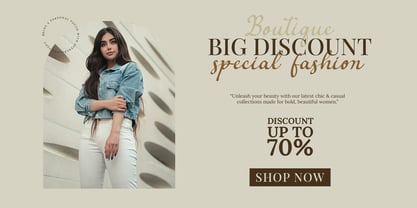 Avenleighna Font Poster 5