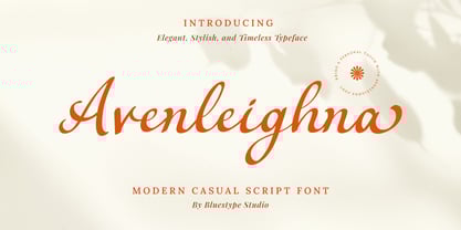 Avenleighna Font Poster 1