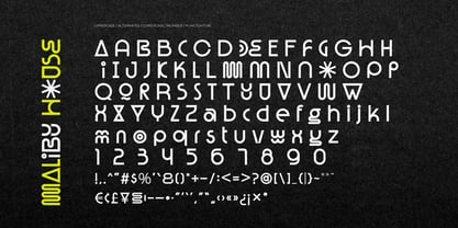 Malibu House Font Poster 6