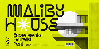 Malibu House Font Poster 1