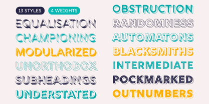 Rig Solid Font Poster 3