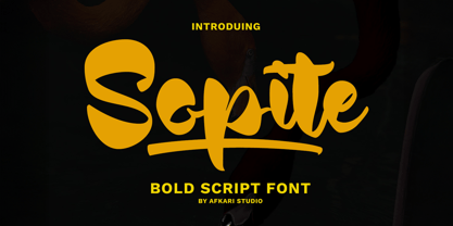 Sopite Font Poster 1