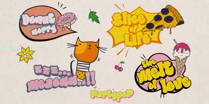 Party Pop Font Poster 3