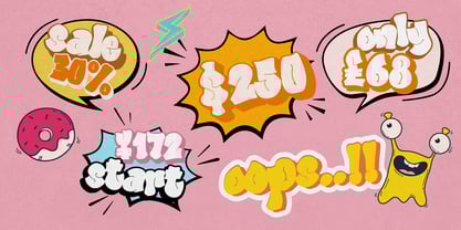 Party Pop Font Poster 4