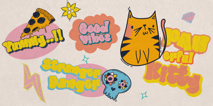 Party Pop Font Poster 2