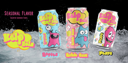 Party Pop Font Poster 6