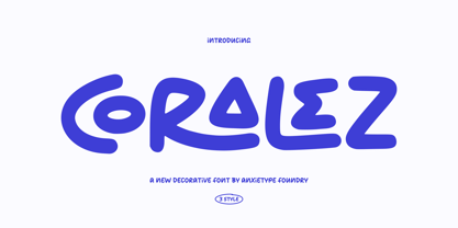 Coralez Font Poster 1