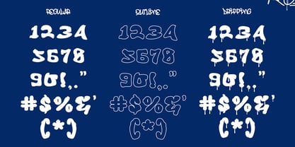 Bropz Drip Font Poster 8