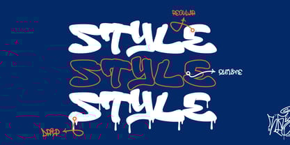 Bropz Drip Font Poster 2