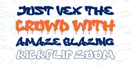 Bropz Drip Font Poster 3