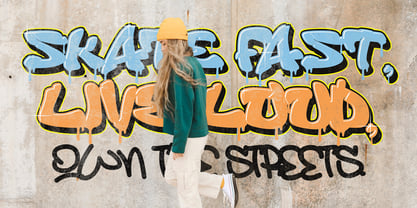 Bropz Drip Font Poster 5