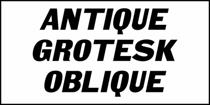 Antique Grotesk JNL Font Poster 4