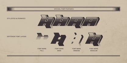 Dither Byte Font Poster 7