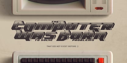 Dither Byte Font Poster 3