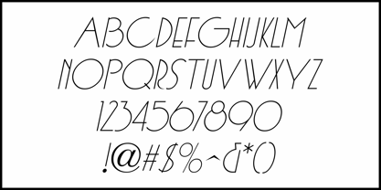 Silent Screen JNL Font Poster 5