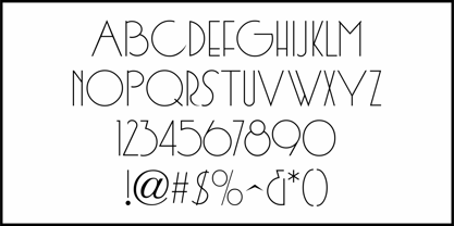 Silent Screen JNL Font Poster 3