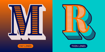 Brim Narrow Font Poster 5