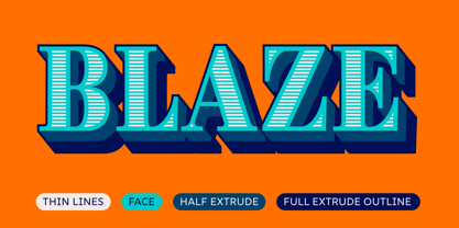 Brim Narrow Font Poster 4