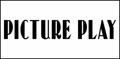 Picture Play JNL Font Poster 2