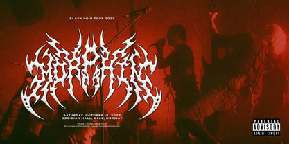 Karnage Font Poster 4