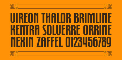 Bravora Font Poster 4
