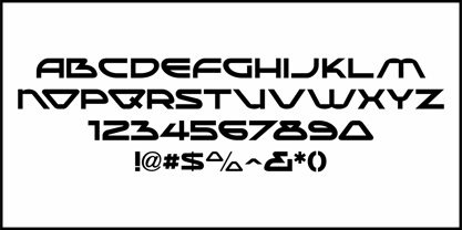 Alien Science JNL Font Poster 3