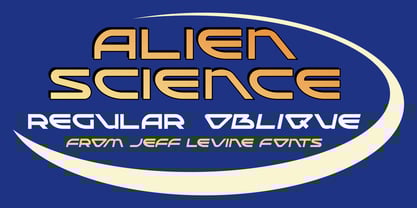 Alien Science JNL Font Poster 1
