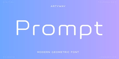 Prompt Font Poster 1
