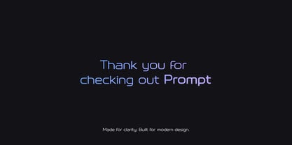 Prompt Font Poster 6