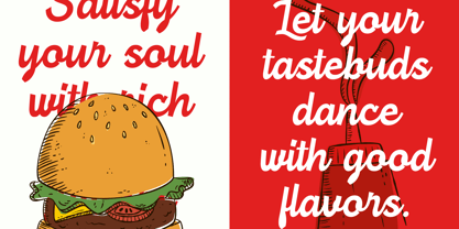 Burger Magis Font Poster 13