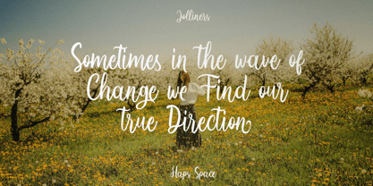 Jolliners Script Font Poster 10