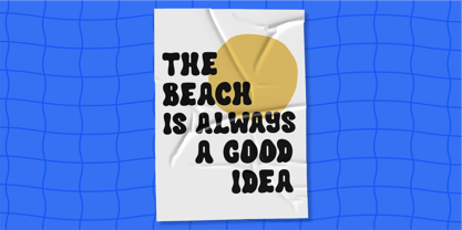 WR Rich Feels Font Poster 9