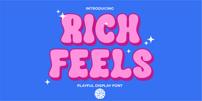 WR Rich Feels Font Poster 1