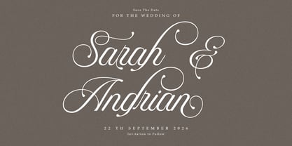 Puspita Script Font Poster 5