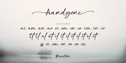 Handgone Font Poster 14