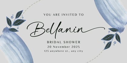 Handgone Font Poster 6