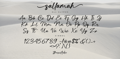 Sallamah Font Poster 11