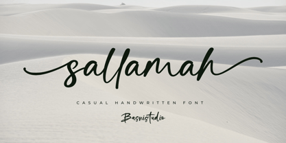 Sallamah Font Poster 1