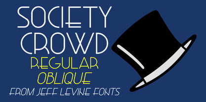 Society Crowd JNL Font Poster 1