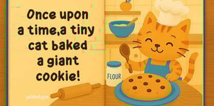 Cute Handwriting Font Poster 3